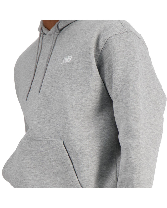 New Balance Bluza męska SPORT ESSENTIALS FLEECE HOODIE MT41511AG - Szara | Sklep Monotox