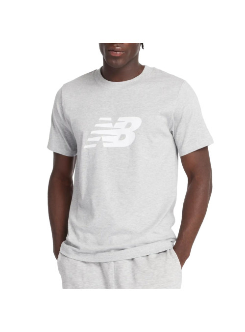 New Balance Koszulka męska S/S SPORT GRAPHIC V FLYING AG MT43906AG - Szara | Sklep Monotox