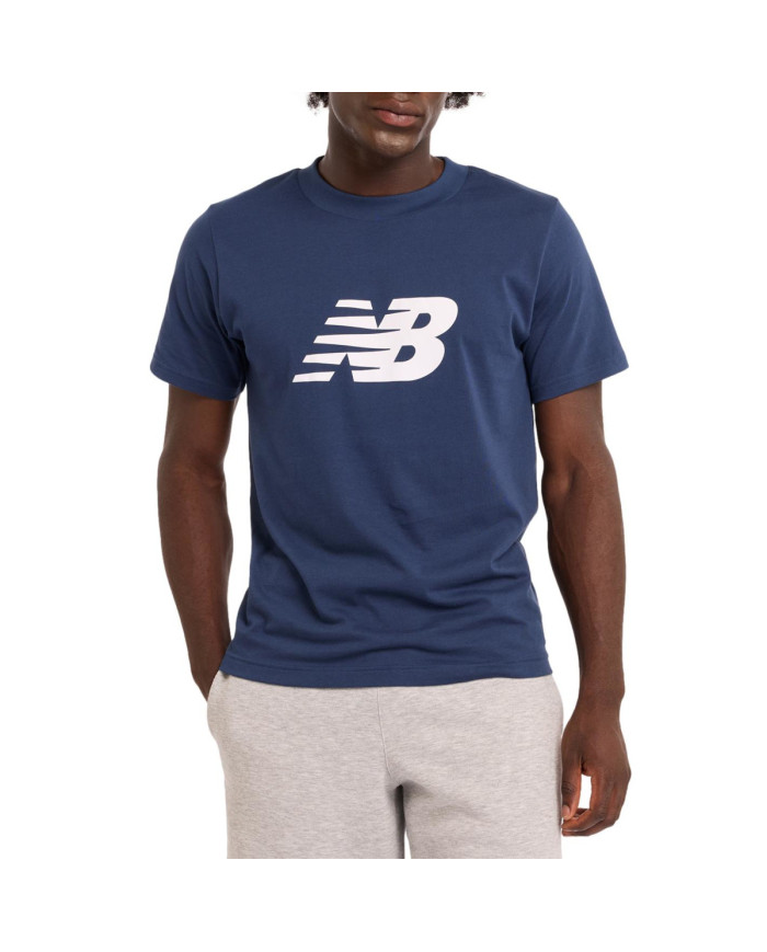 New Balance Koszulka męska S/S SPORT GRAPHIC V FLYING NNY MT43906NNY - Granatowa | Sklep Monotox