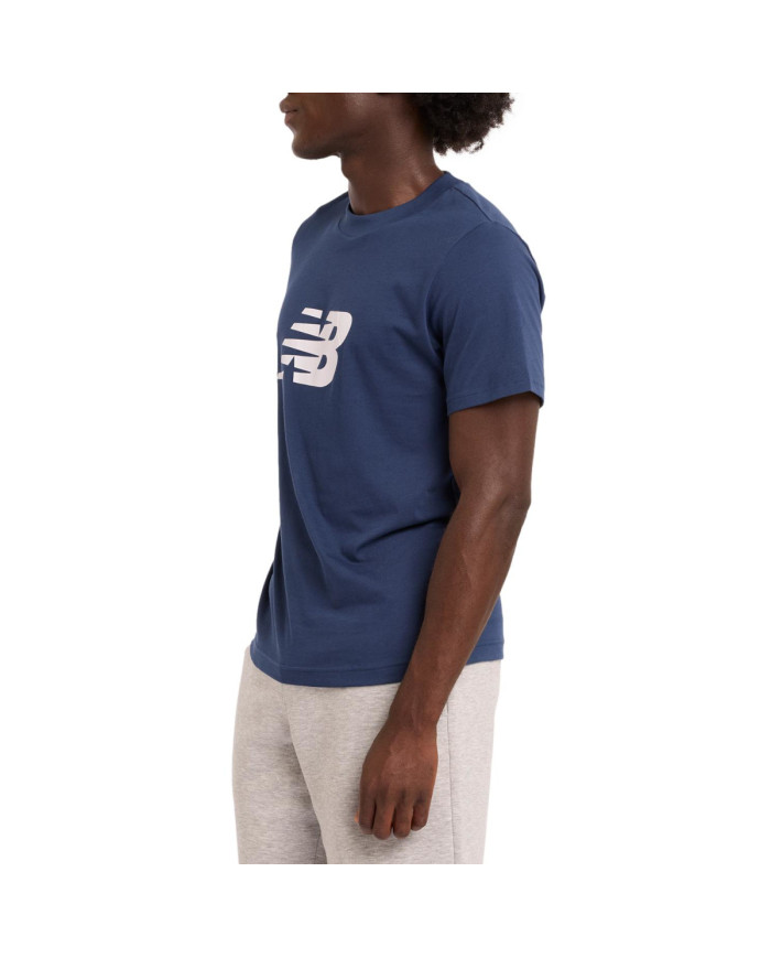 New Balance Koszulka męska S/S SPORT GRAPHIC V FLYING NNY MT43906NNY - Granatowa | Sklep Monotox