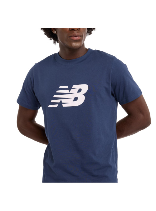 New Balance Koszulka męska S/S SPORT GRAPHIC V FLYING NNY MT43906NNY - Granatowa | Sklep Monotox