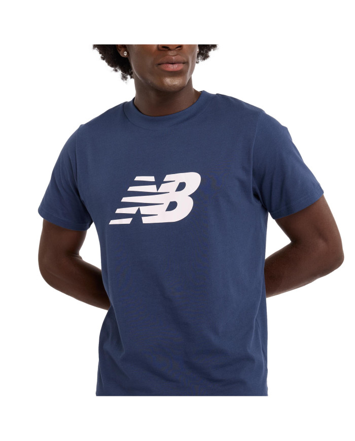 New Balance Koszulka męska S/S SPORT GRAPHIC V FLYING NNY MT43906NNY - Granatowa | Sklep Monotox