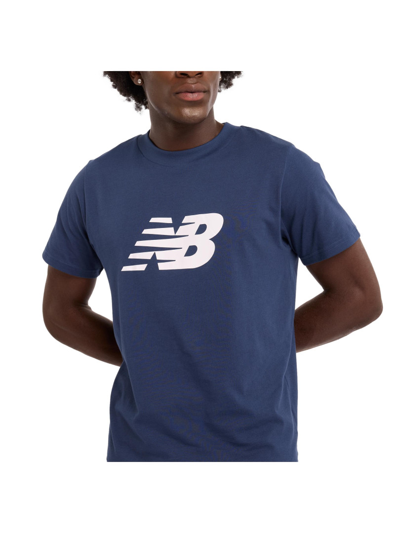 New Balance Koszulka męska S/S SPORT GRAPHIC V FLYING NNY MT43906NNY - Granatowa | Sklep Monotox