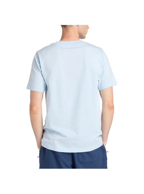 New Balance Koszulka męska LINES T-SHIRT MT6179UMAA1 - Niebieska | Sklep Monotox