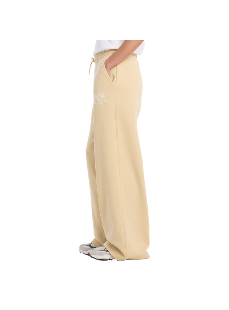 New Balance Spodnie damskie REIMAGINED FLEECE PANT WB61I4PUABC - Żółte | Sklep Monotox