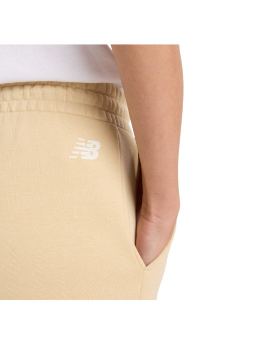 New Balance Spodnie damskie REIMAGINED FLEECE PANT WB61I4PUABC - Żółte | Sklep Monotox