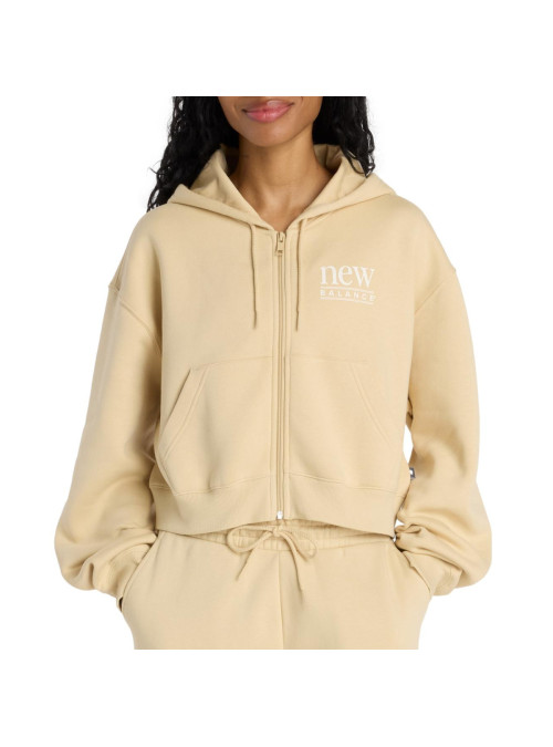 New Balance Bluza damska OVERSIZED PEACE HOODIE WJ6109B2ABC - Żółta | Sklep Monotox