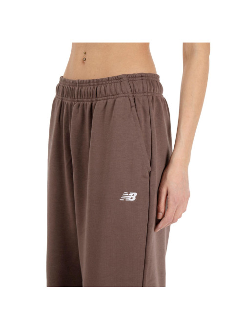 New Balance Spodnie damskie SPORT ESSENTIALS FRENCH TER ABP WP41500ABP - Brązowe | Sklep Monotox
