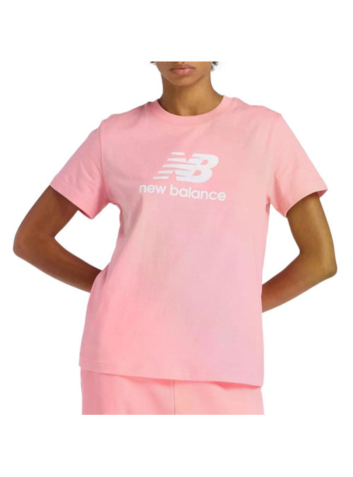 New Balance Koszulka damska SPORT ESSENTIALS JERSEY LO WT41502AA6 - Różowa | Sklep Monotox