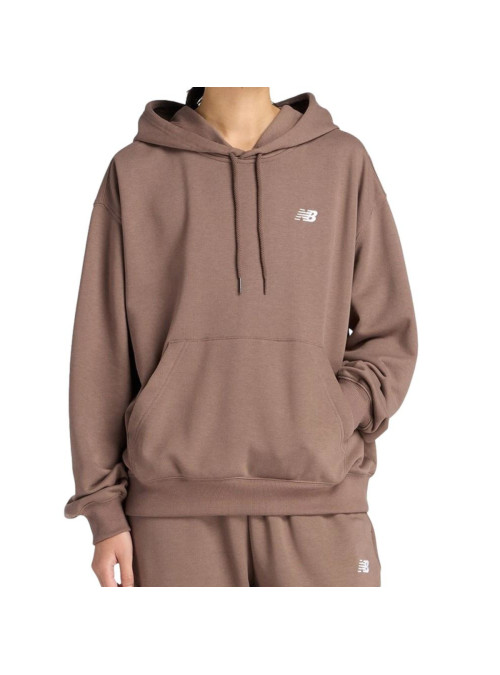 New Balance Bluza damska SPORT ESSENTIALS FRENCH TERRY WT41507ABP - Brązowa | Sklep Monotox