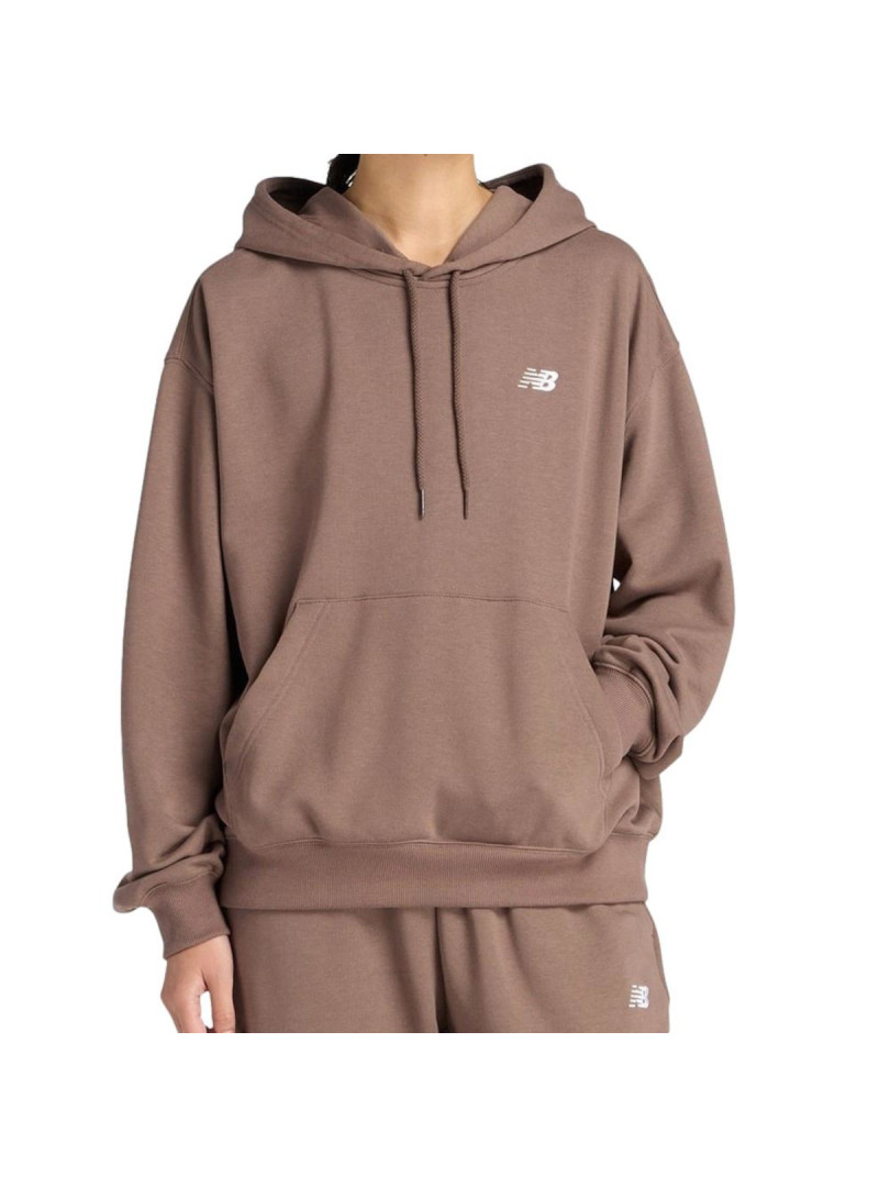 New Balance Bluza damska SPORT ESSENTIALS FRENCH TERRY WT41507ABP - Brązowa | Sklep Monotox