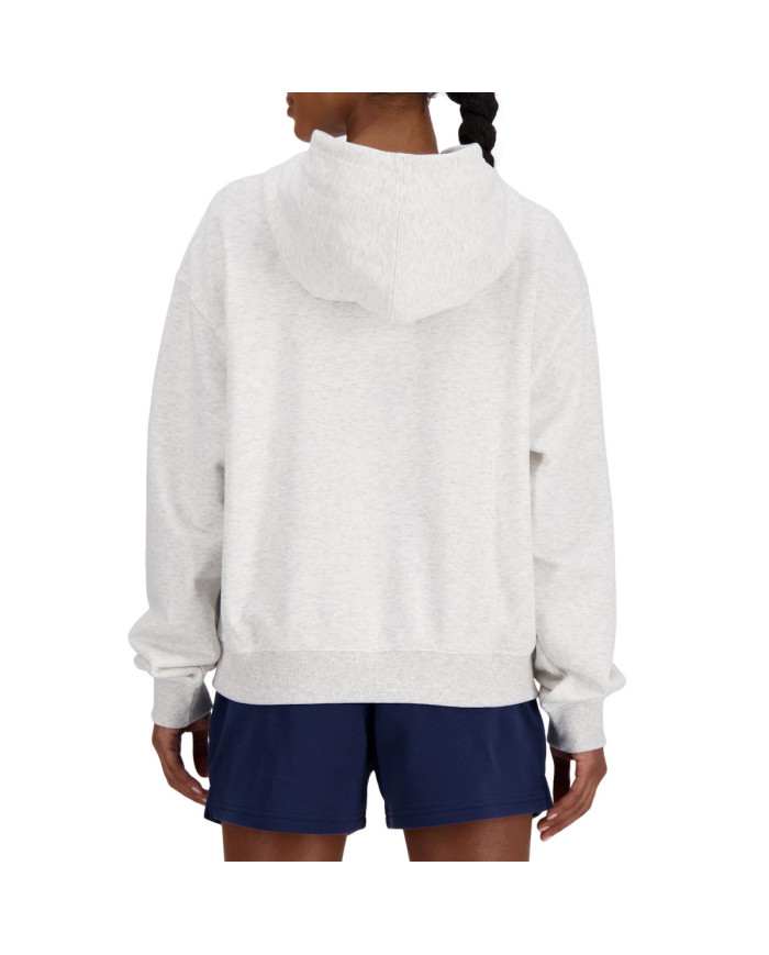 New Balance Bluza damska SPORT ESSENTIALS FRENCH TERRY WT41507AHH - Szara | Sklep Monotox