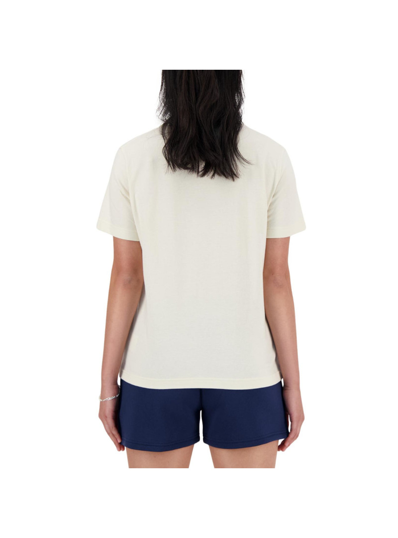 New Balance Koszulka damska S/S JERSEY WT41509LIN - Beżowa | Sklep Monotox