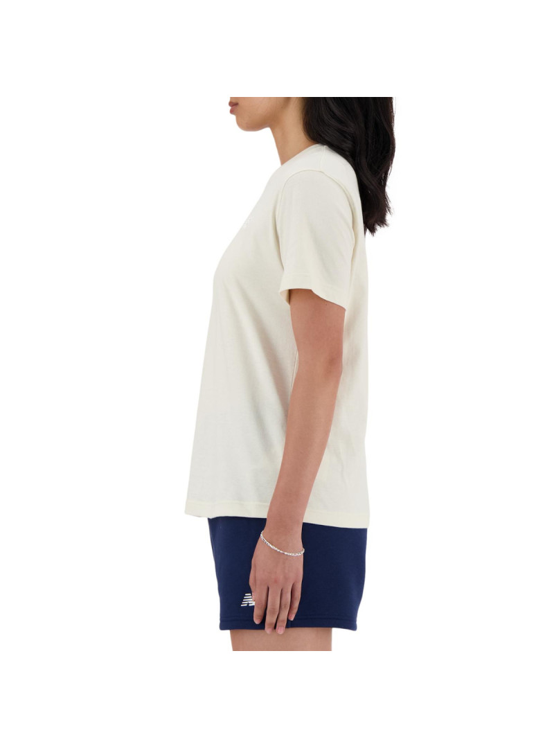 New Balance Koszulka damska S/S JERSEY WT41509LIN - Beżowa | Sklep Monotox