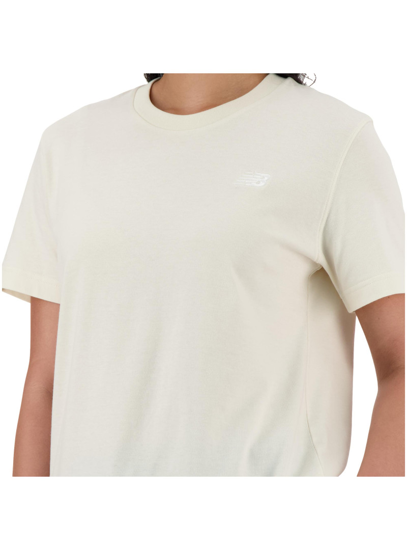 New Balance Koszulka damska S/S JERSEY WT41509LIN - Beżowa | Sklep Monotox