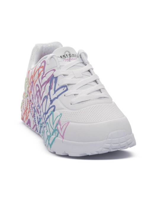 Skechers Buty UNO LITE-METALLIC JOY 314098LWMLT - Białe | Sklep Monotox