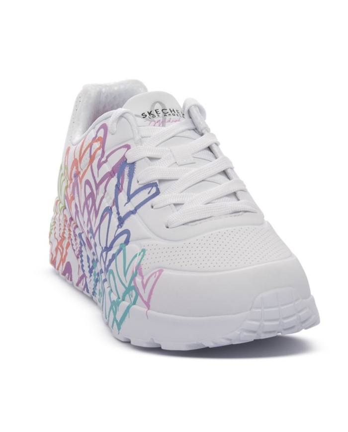 Skechers Buty UNO LITE-METALLIC JOY 314098LWMLT - Białe | Sklep Monotox