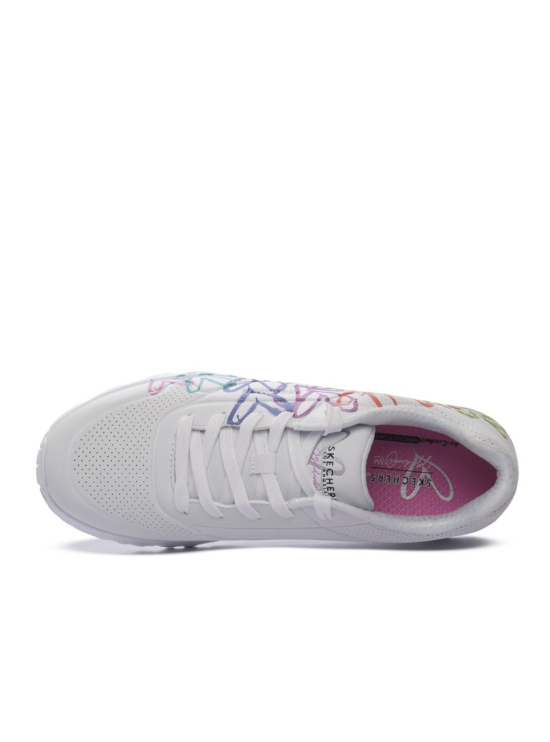 Skechers Buty UNO LITE-METALLIC JOY 314098LWMLT - Białe | Sklep Monotox