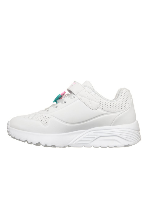 Skechers Buty dziecięce UNO LITE - HEART STATUS 314966LWMLT - Białe | Sklep Monotox