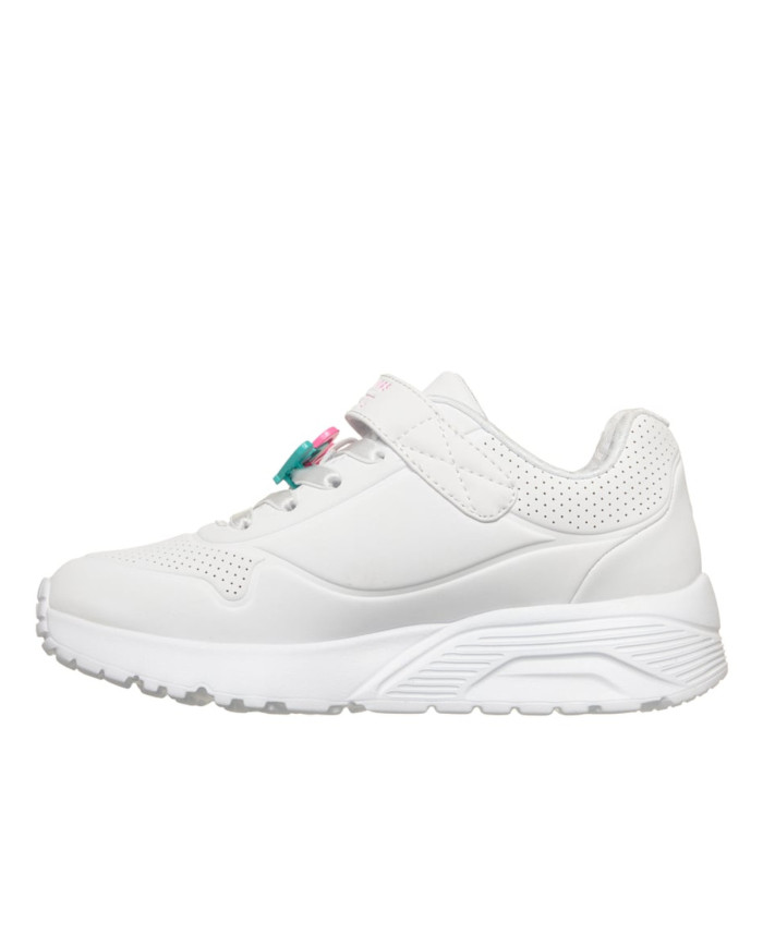 Skechers Buty dziecięce UNO LITE - HEART STATUS 314966LWMLT - Białe | Sklep Monotox