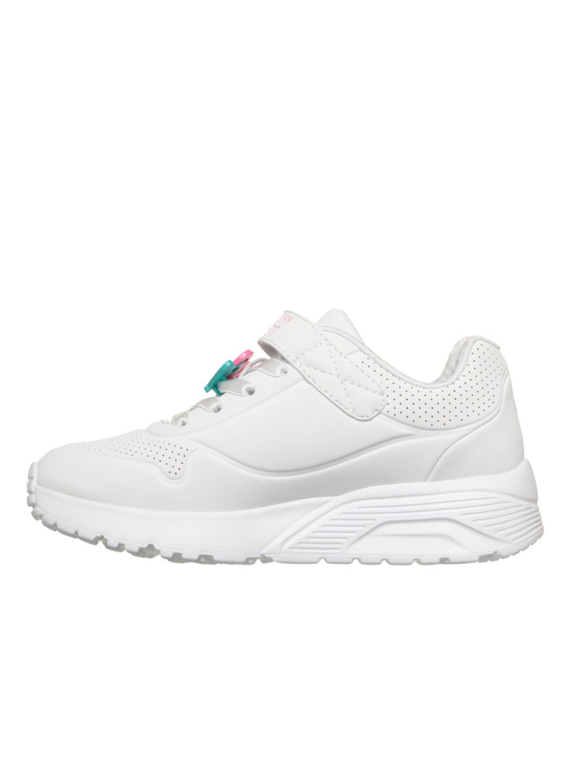 Skechers Buty dziecięce UNO LITE - HEART STATUS 314966LWMLT - Białe | Sklep Monotox
