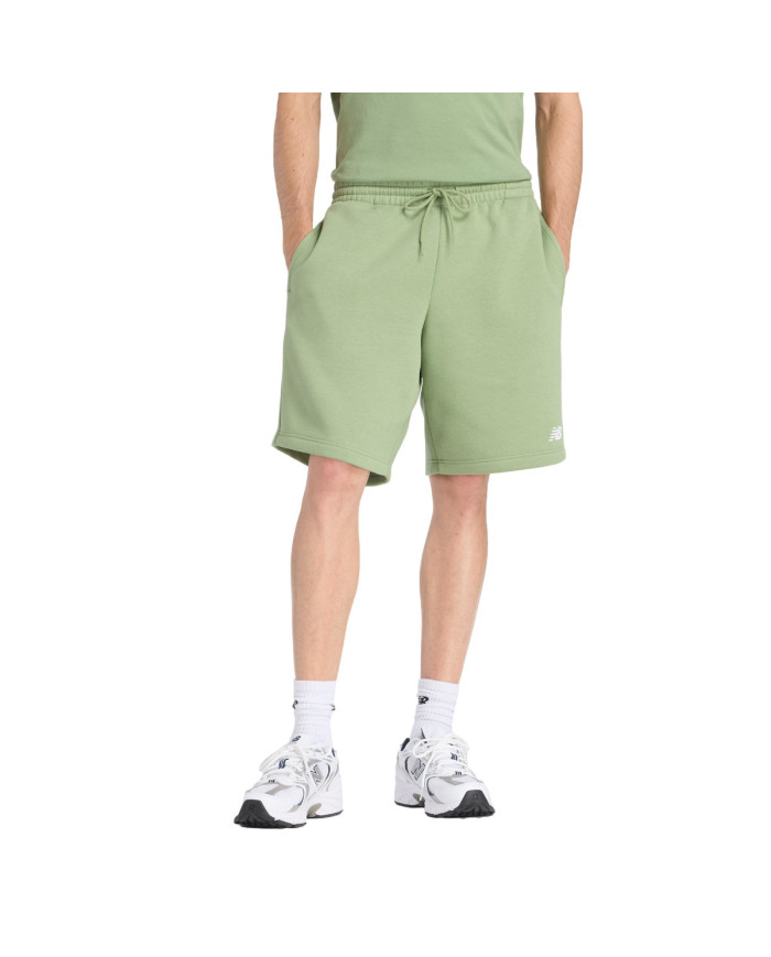New Balance Szorty męskie SPORT FLEECE SHORT 9 MS43903AAR - Zielone | Sklep Monotox