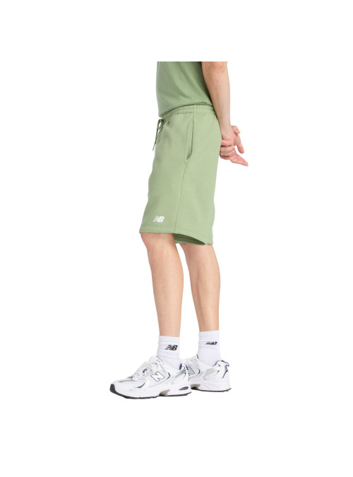 New Balance Szorty męskie SPORT FLEECE SHORT 9 MS43903AAR - Zielone | Sklep Monotox