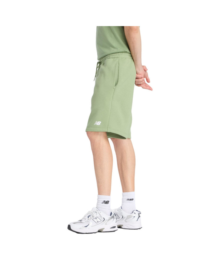 New Balance Szorty męskie SPORT FLEECE SHORT 9 MS43903AAR - Zielone | Sklep Monotox