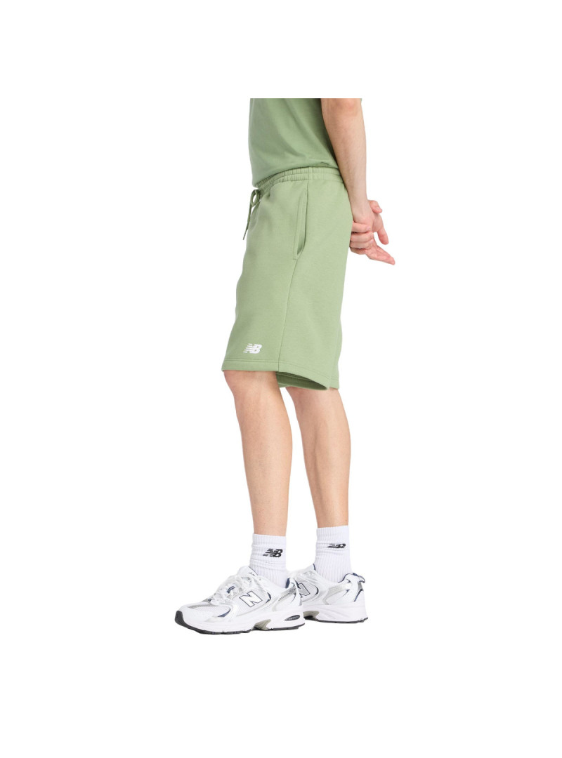 New Balance Szorty męskie SPORT FLEECE SHORT 9 MS43903AAR - Zielone | Sklep Monotox