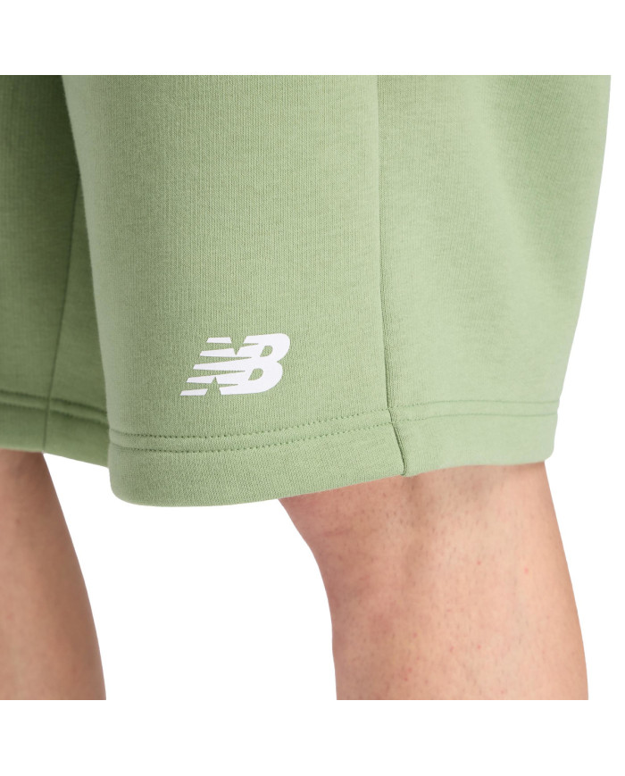 New Balance Szorty męskie SPORT FLEECE SHORT 9 MS43903AAR - Zielone | Sklep Monotox