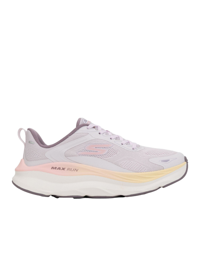 Skechers Buty damskie MAX RUN - PACEWAVE 129202LAV - Białe | Sklep Monotox