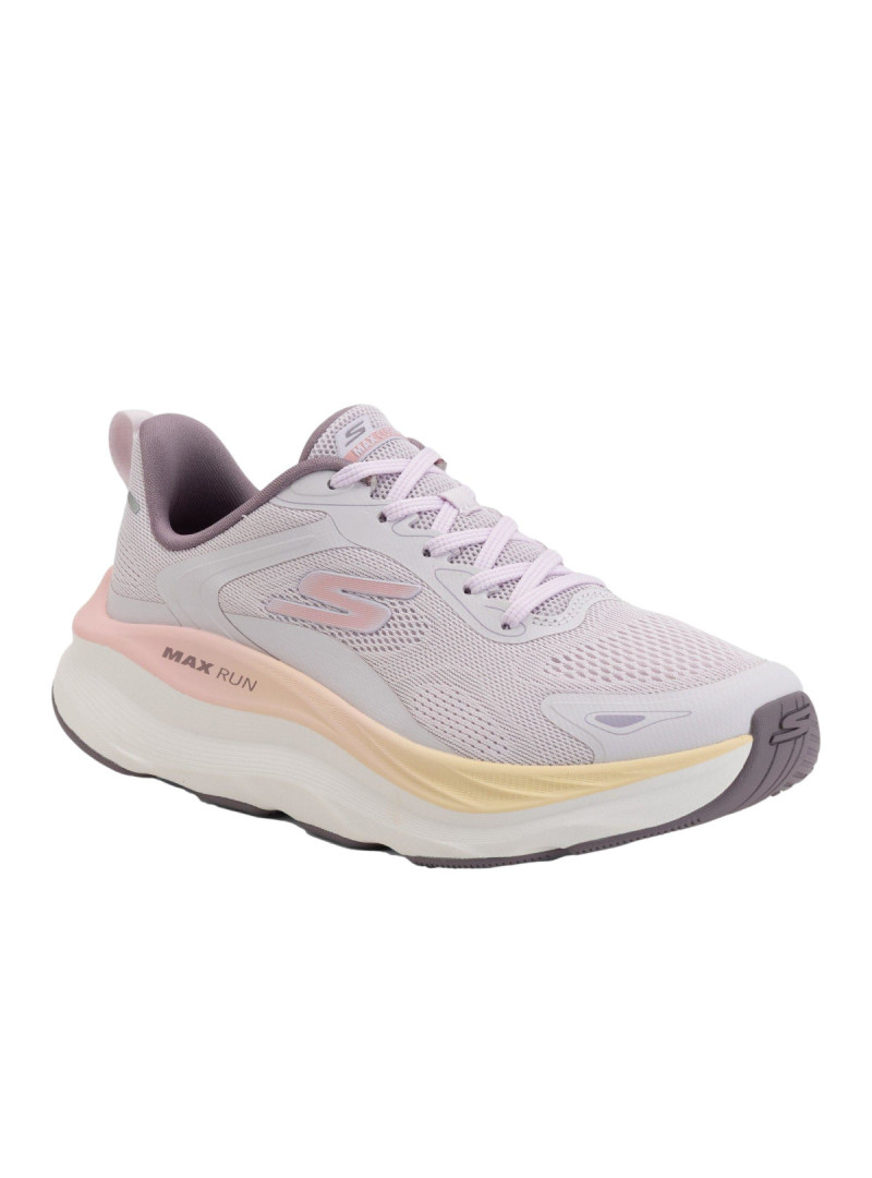 Skechers Buty damskie MAX RUN - PACEWAVE 129202LAV - Białe | Sklep Monotox