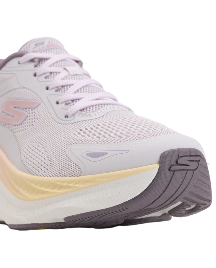 Skechers Buty damskie MAX RUN - PACEWAVE 129202LAV - Białe | Sklep Monotox