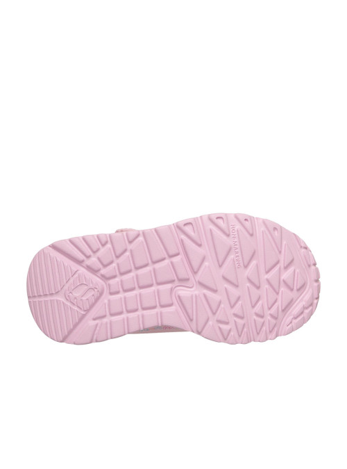 Skechers Buty dziecięce UNO LITE-HEART CRAZE 314091NLPMT - Różowe | Sklep Monotox