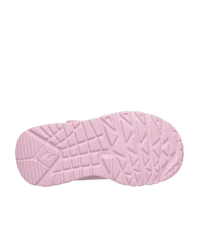 Skechers Buty dziecięce UNO LITE-HEART CRAZE 314091NLPMT - Różowe | Sklep Monotox