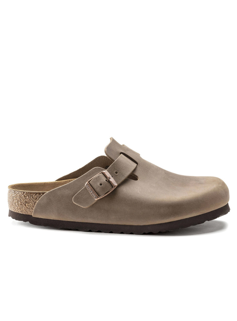 Birkenstock Damskie Klapki Boston Leoi Regular 0960811 Brązowy | Sklep Monotox