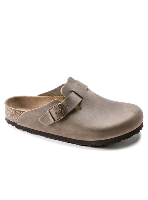 Birkenstock Damskie Klapki Boston Leoi Regular 0960811 Brązowy | Sklep Monotox