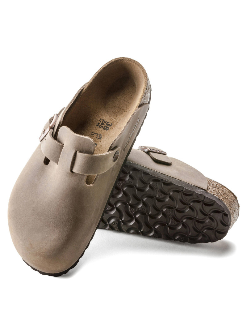 Birkenstock Damskie Klapki Boston Leoi Regular 0960811 Brązowy | Sklep Monotox