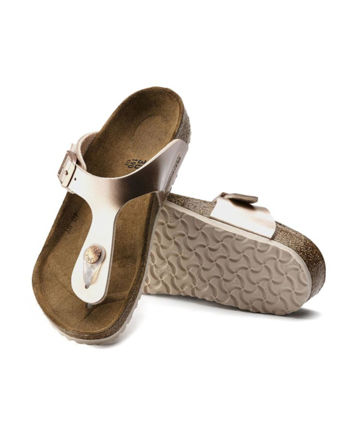 Birkenstock Dziecięce Junior Klapki Gizeh Kids BF Regular 1012525 Różowy | Sklep Monotox