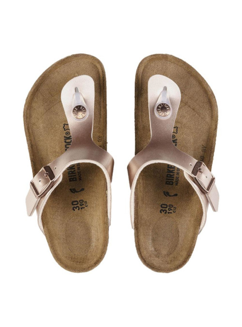 Birkenstock Dziecięce Junior Klapki Gizeh Kids BF Regular 1012525 Różowy | Sklep Monotox