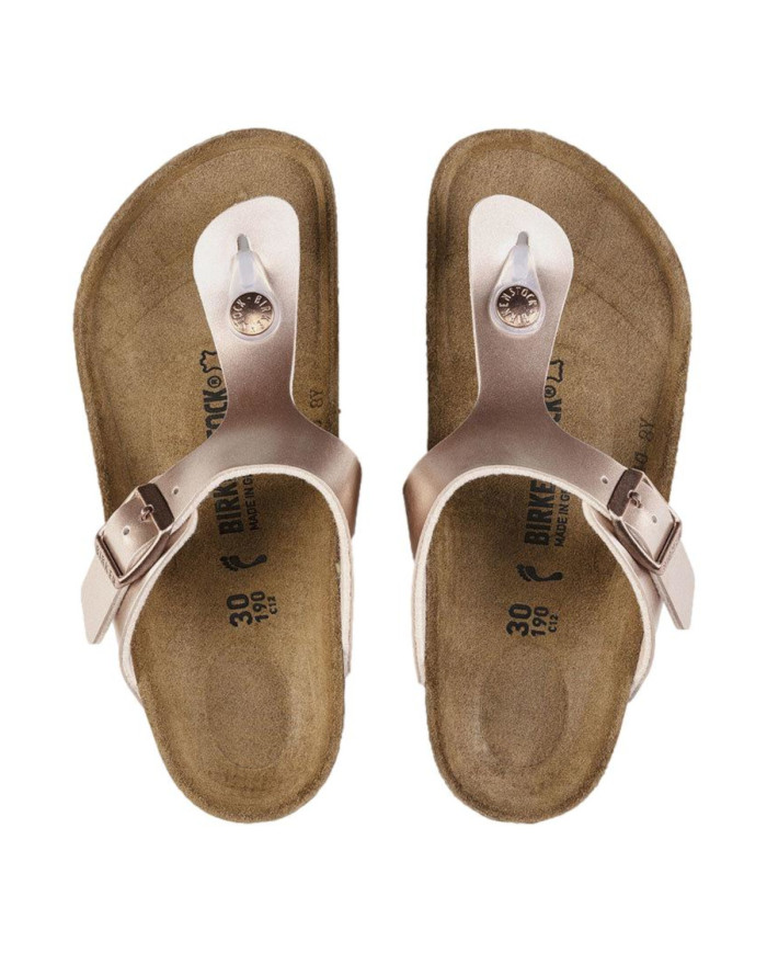 Birkenstock Dziecięce Junior Klapki Gizeh Kids BF Regular 1012525 Różowy | Sklep Monotox