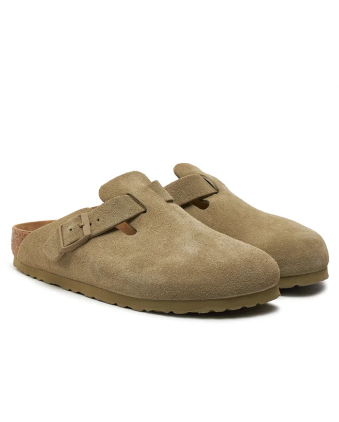 Birkenstock Damskie Klapki Boston Leve Narrow 1025844 Zielony | Sklep Monotox