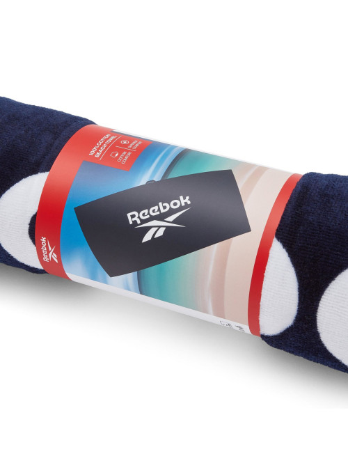 Reebok Ręcznik POSTIANO BEACH TOWEL 52000NV - Granatowy | Sklep Monotox