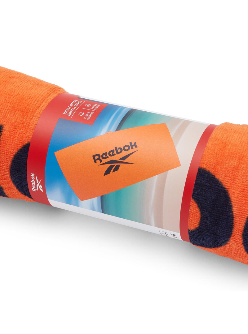 Reebok Ręcznik POSTIANO BEACH TOWEL 52000OR - Pomarańczowy | Sklep Monotox