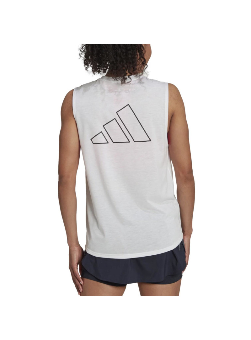 Adidas Koszulka damska adidas Performance RI 3B MUSCL TNK HK9117 - Biała | Sklep Monotox