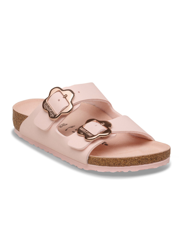 Birkenstock Klapki ARIZONA KIDS FLOWER BUCKLE BF 1031607 - Różowe | Sklep Monotox