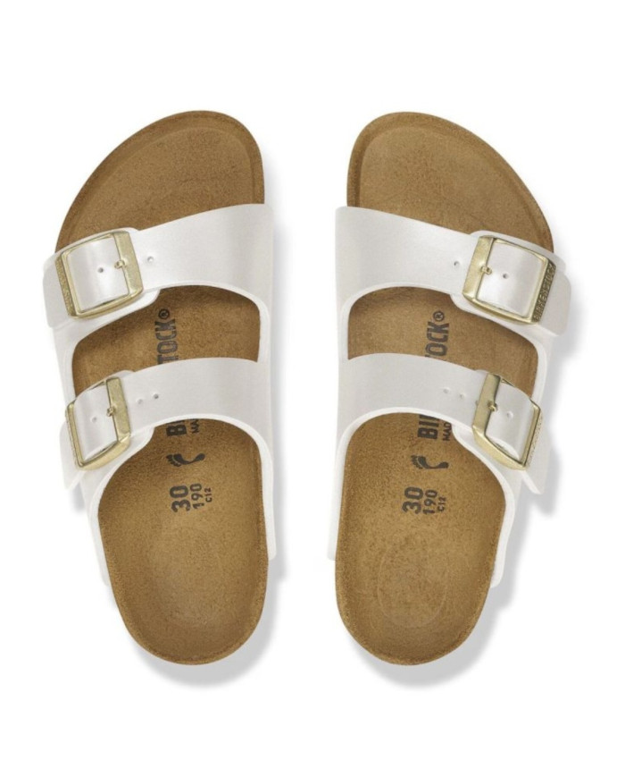 Birkenstock Dziecięce Klapki Arizona Kids Bf Regular 1029446 Biały | Sklep Monotox