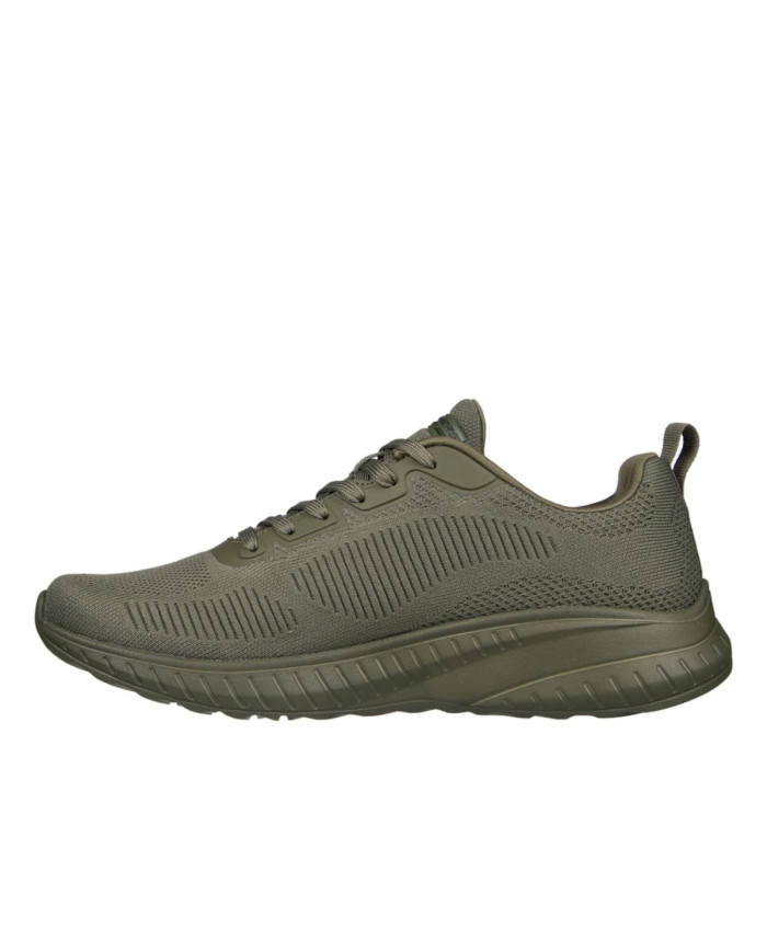 Skechers Buty męskie BOBS SQUAD CHAOS-PRISM BOLD 118000OLV - Zielone | Sklep Monotox