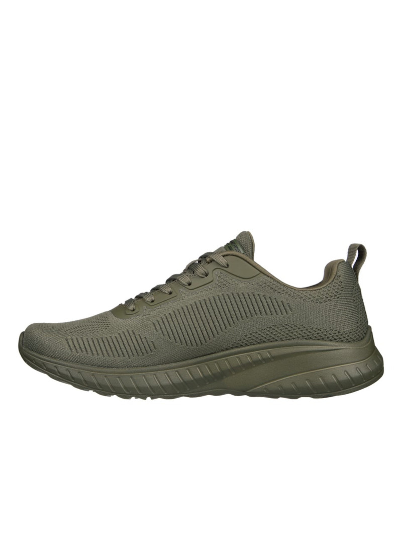 Skechers Buty męskie BOBS SQUAD CHAOS-PRISM BOLD 118000OLV - Zielone | Sklep Monotox