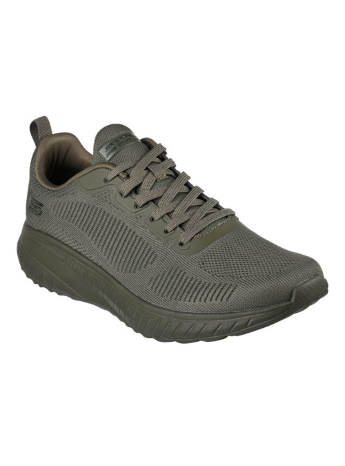 Skechers Buty męskie BOBS SQUAD CHAOS-PRISM BOLD 118000OLV - Zielone | Sklep Monotox